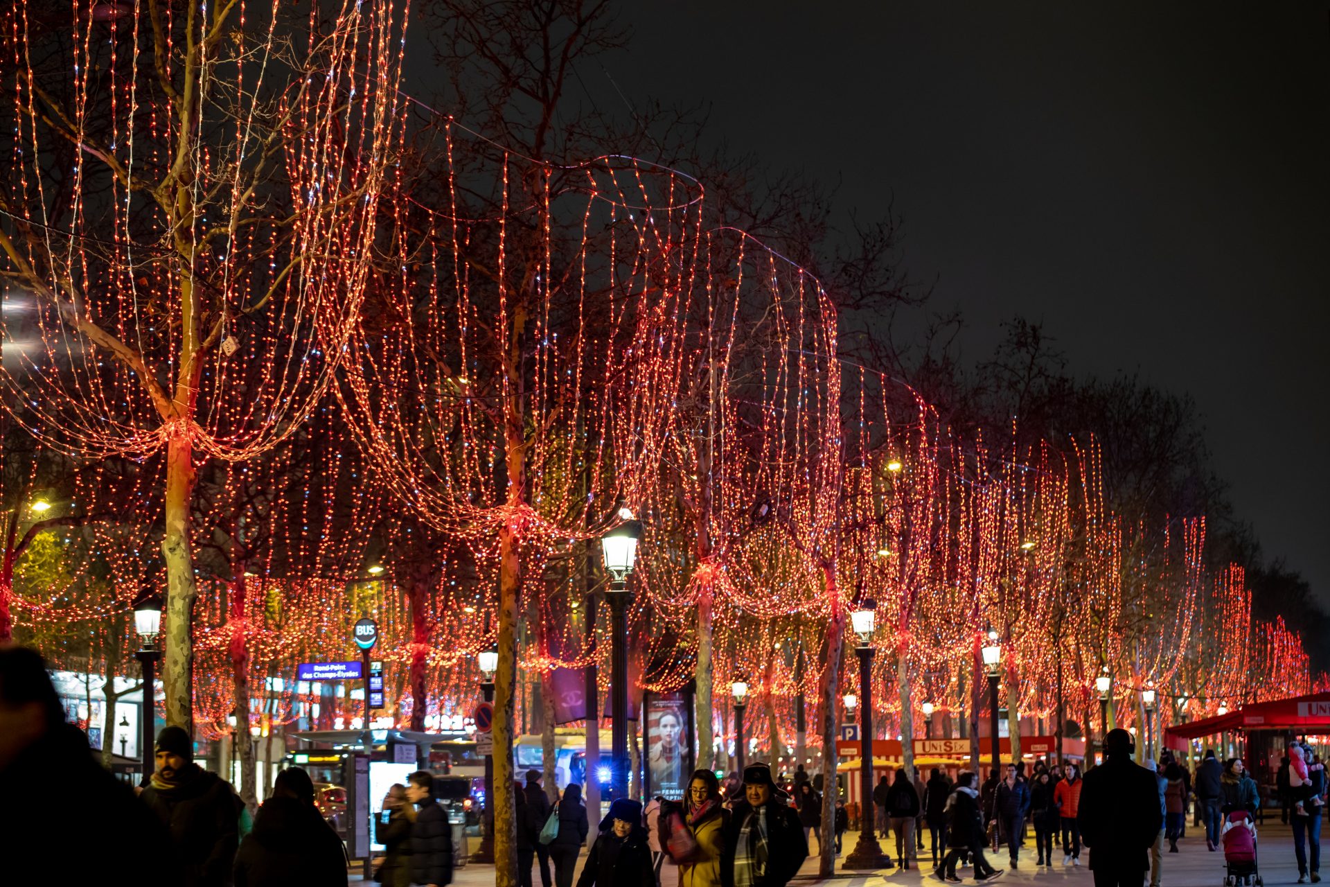 Natale sugli Champs Elysées